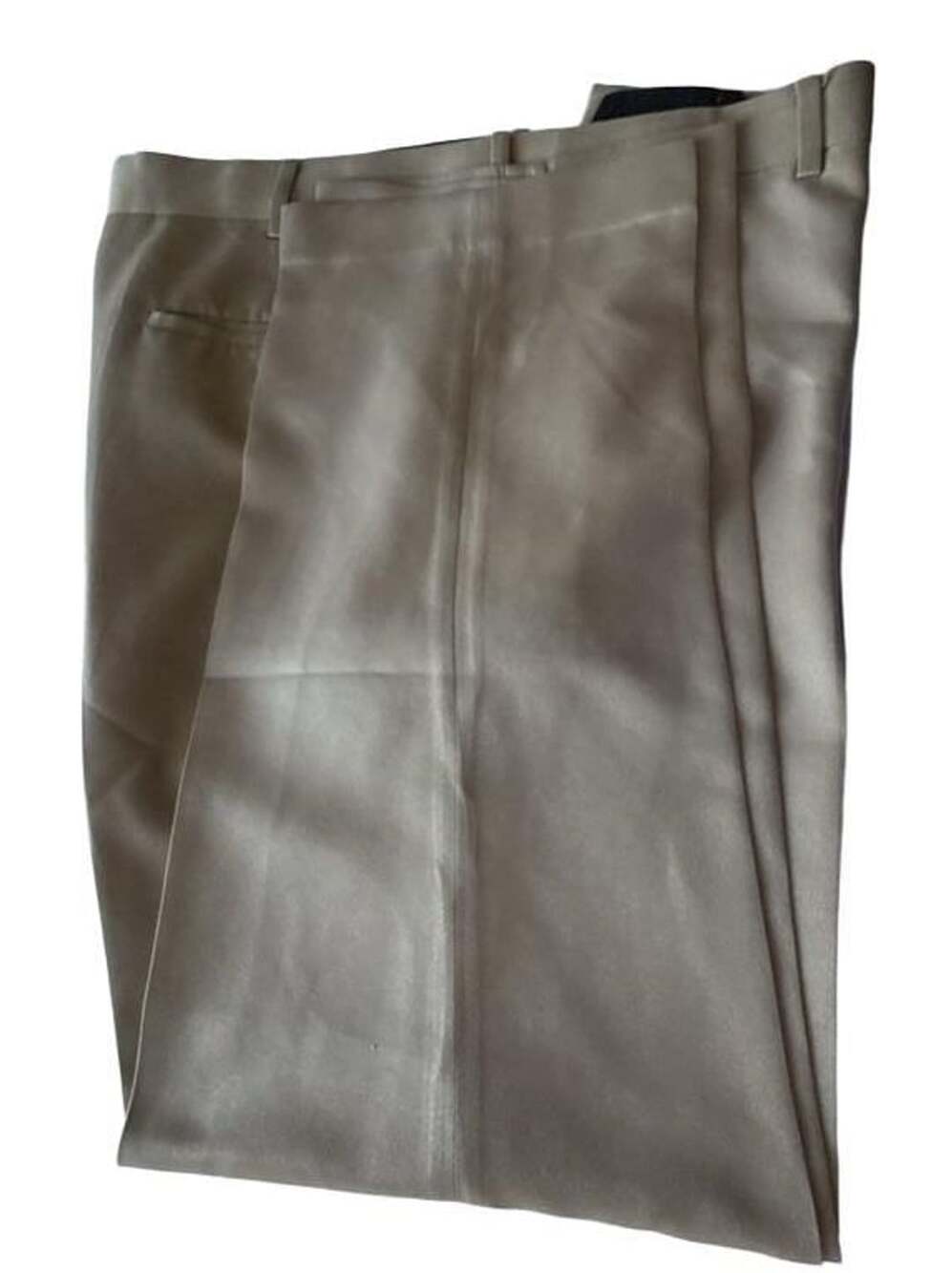 Savane Dress Pants Size 40x30 Tan Khaki Polyester Flat Front - Picture 13 of 13